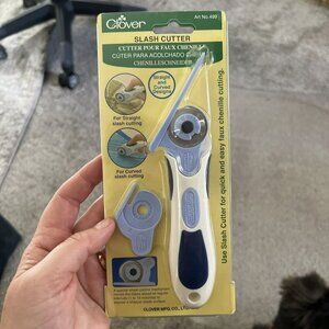 Clover Slash Cutter No.499 ~ Sewing Crafting Fabric Cutter - NEW